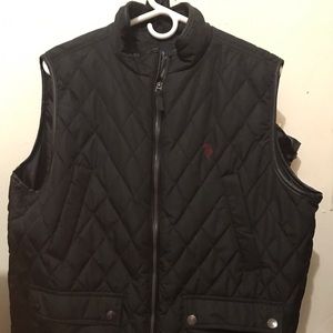 Black U.S Polo Vest